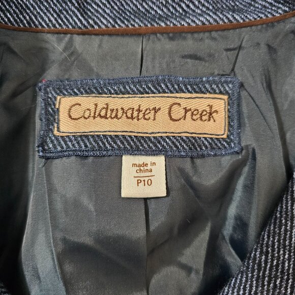 American Vintage Womens Sz 10P Wool Blend Embroidered Sequin Blazer Boho Jacket - Picture 6 of 8